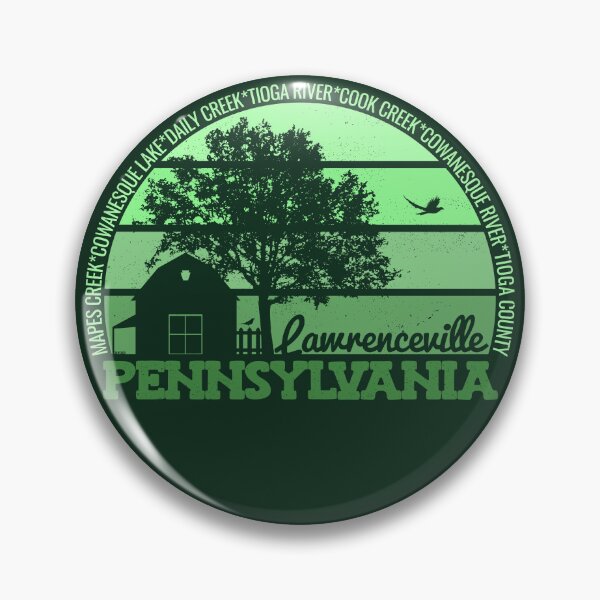 Item preview, Lawrenceville Pennsylvania Sunset Retro Vintage Local Pride Logo designed and sold by CRHPOD20.