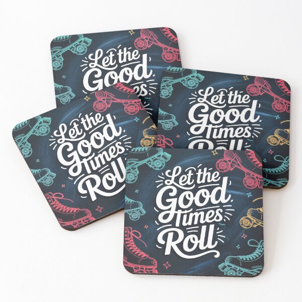 Item preview, Let the Good Times Roll – Retro Roller Skating Vibes Poster designed and sold by ForeverPrintsOK.