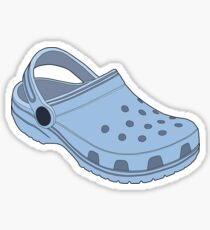 Crocs Shoe Blue Jeans Sticker
