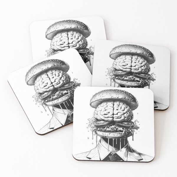 Item preview, Zombie Burger Head in a Suit designed and sold by NightTimeJ.