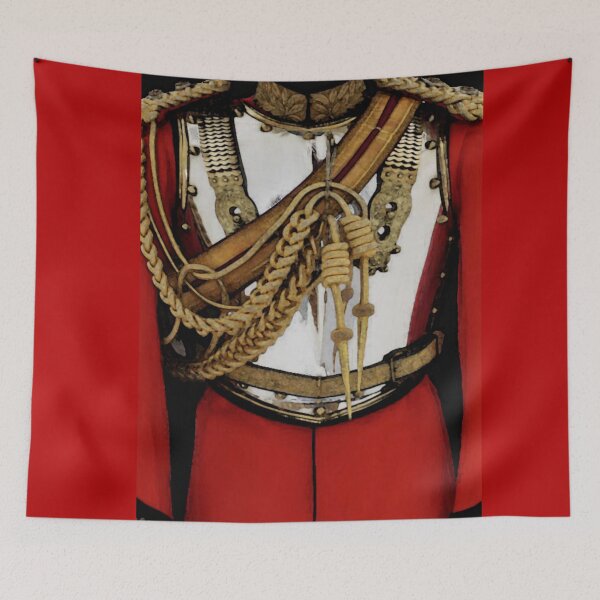 Item preview, Household Cavalry Tunic T-Shirt | British Royal Guard Uniform designed and sold by Larry Oates.