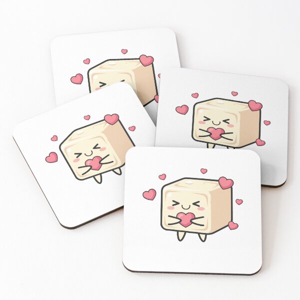Item preview, Kawaii Tofu in Love designed and sold by kittymerchph.