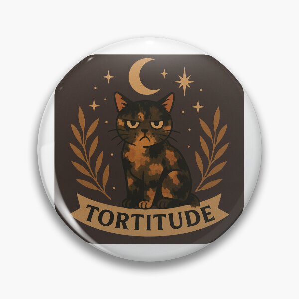 Item preview, Tortitude | Grumpy Tortoiseshell Cat Celestial Aesthetic designed and sold by LizzysCreation.