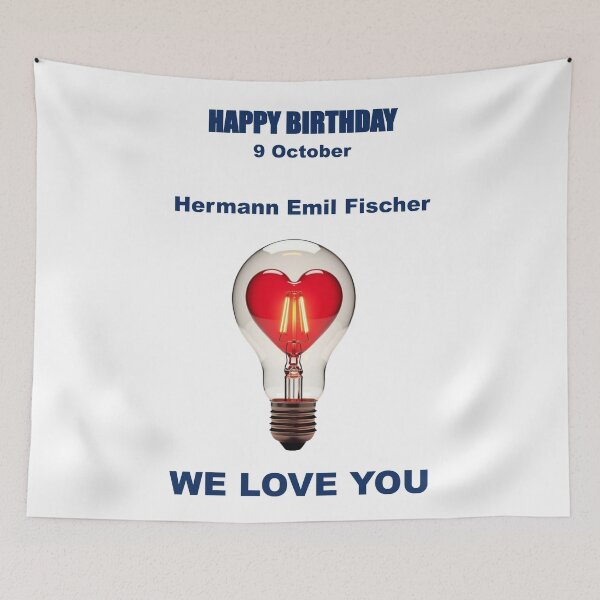 Item preview, Tribute to Hermann Emil Fischer  — 9 October designed and sold by ariksworld.