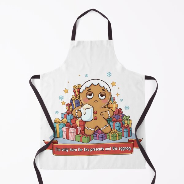 Item preview, Grumpy Gingerbread Man Awaits Presents and Eggnog designed and sold by kAdam5.
