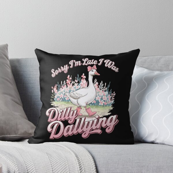 Item preview, Vintage Dilly I'm Funny Retro Saying Sorry Dallying Was Late Classic I designed and sold by PEDDAKAPRADEEP.