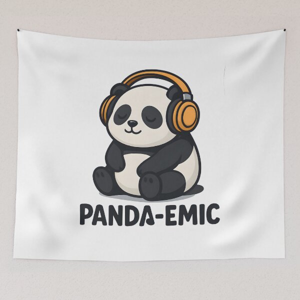Item preview, The "Pan-Demic" Music Lover designed and sold by Bal Drops.