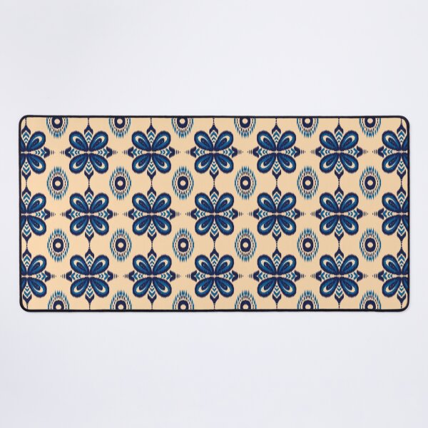 Artikelvorschau, Indigo Flow Bloom Muster entworfen und verkauft von TeatDesign.