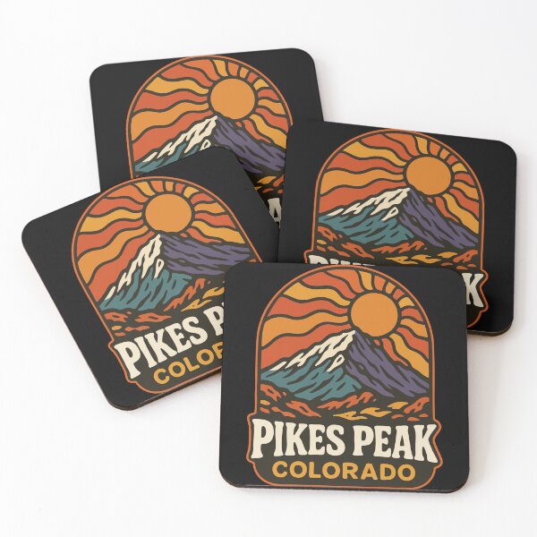 Item preview, Pikes Peak Colorado Retro Trippy designed and sold by TomFrontierArt.