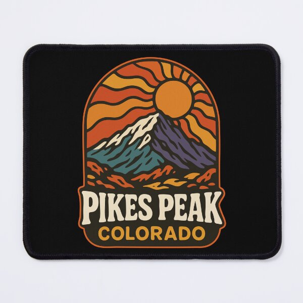 Item preview, Pikes Peak Colorado Retro Trippy designed and sold by TomFrontierArt.