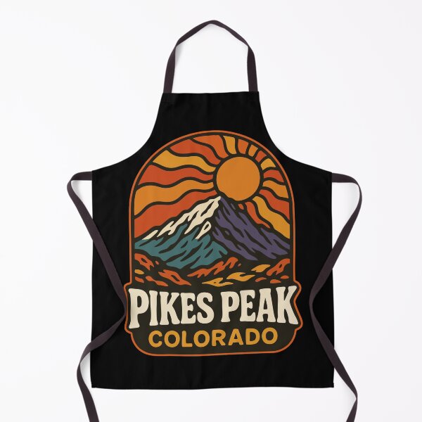 Item preview, Pikes Peak Colorado Retro Trippy designed and sold by TomFrontierArt.