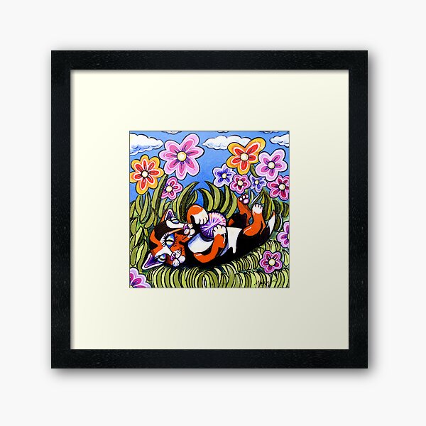 Twice as Cute Framed Art Print