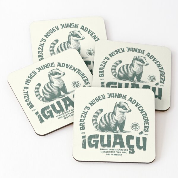 Item preview, Iguazu Coatis – Adventures in the Brazilian Jungle designed and sold by Mafiadonar.