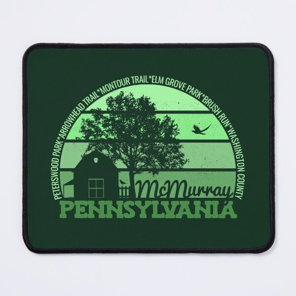 Item preview, McMurray Pennsylvania Sunset Retro Vintage Local Pride Logo designed and sold by CRHPOD20.