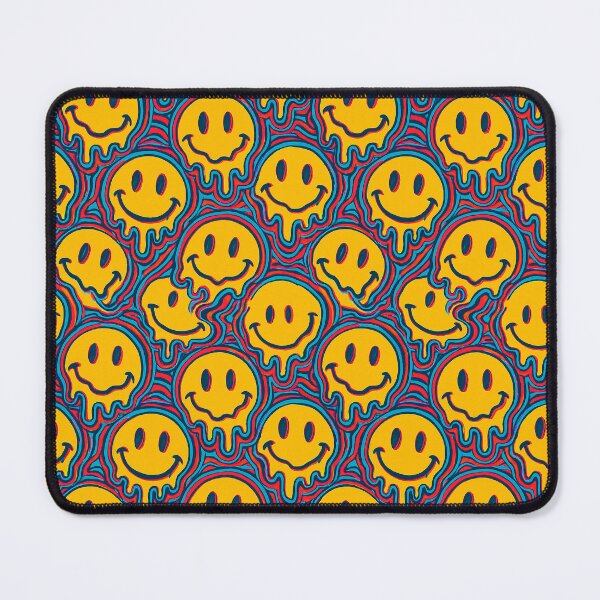 Item preview, Acid House Trippy Melting Smiley Faces designed and sold by Hardly Sinn.