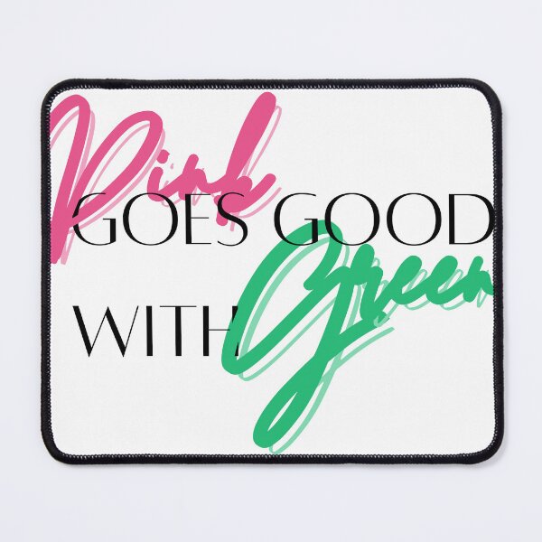 Item preview, pink and green designed and sold by chickensoupshop.