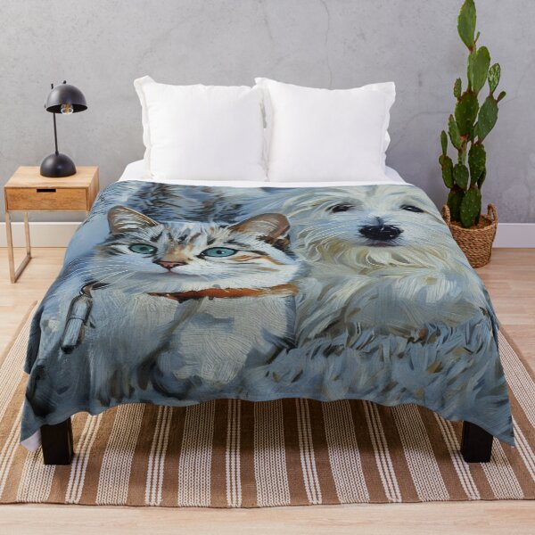 Artikelvorschau, Liebe zwischen Katze und Hund entworfen und verkauft von tomorrowsart.