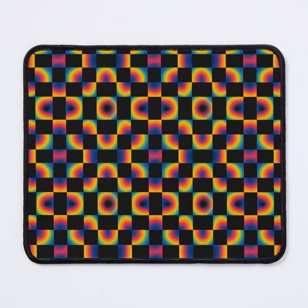 Item preview, Trippy Rainbow Checkerboard By Hardly Sinn designed and sold by Hardly Sinn.
