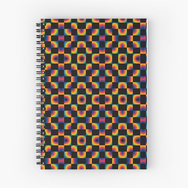 Item preview, Trippy Rainbow Checkerboard By Hardly Sinn designed and sold by Hardly Sinn.