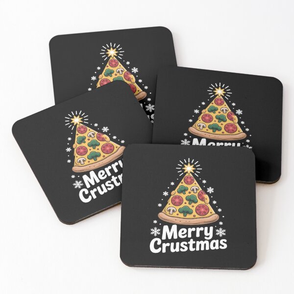 Item preview, Merry Crustmas Pizza Christmas Tree Xmas - Pizza Lover  designed and sold by THagBlue.
