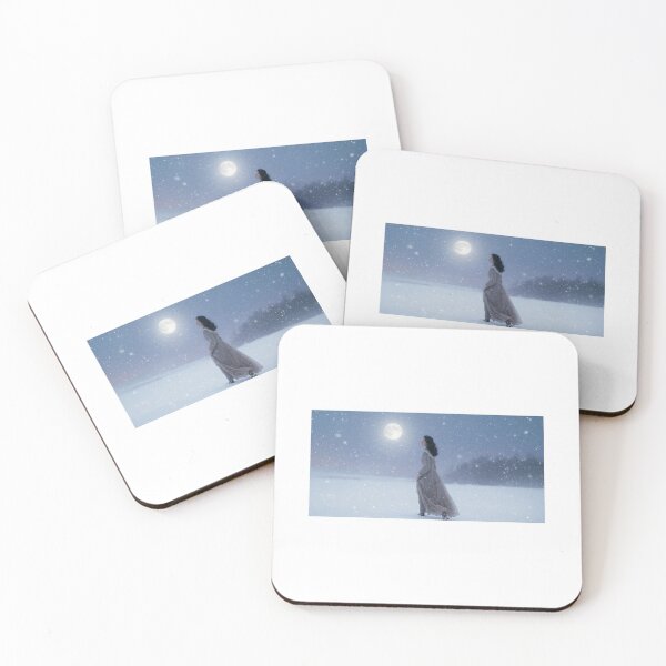 Item preview, "Snow Landscape Wall Decor" Snowy Landscape Art. designed and sold by winterglowstudio .