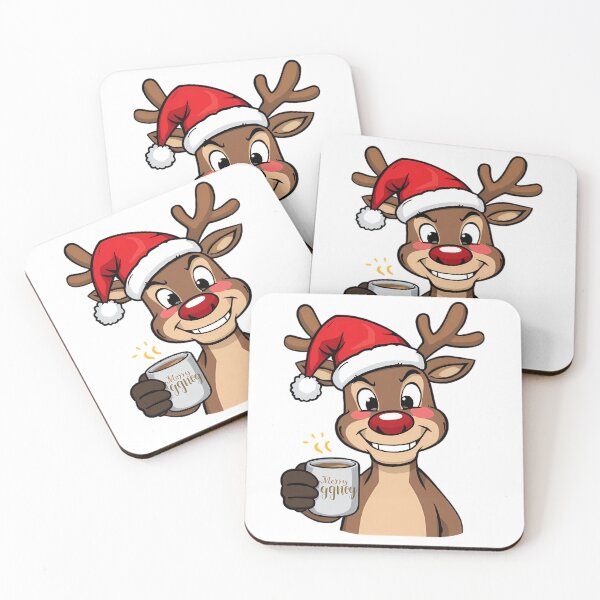 Item preview, Let's Get Elfed Up (Party Reindeer) designed and sold by CANDO ART STORE.