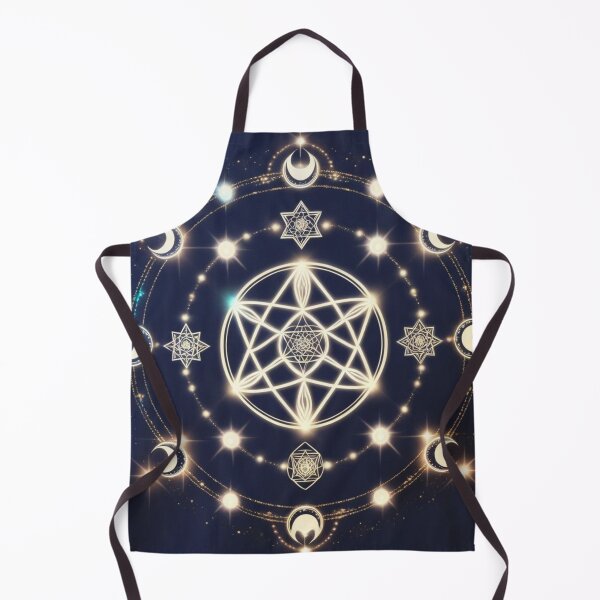 Item preview, Lunar Star-Grid Mandala – The Golden Cycle of Light designed and sold by ArtivaNest.