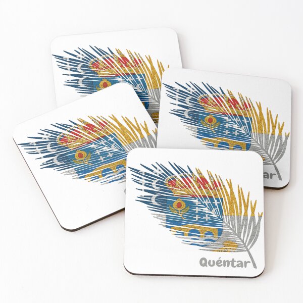 Item preview, Abstract Flag of Quéntar – Feather Shape Design designed and sold by ArteJorge48.
