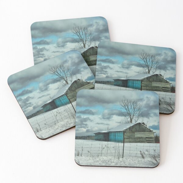 Item preview, A winter day landscape in the countryside designed and sold by Production Art Manon Meilleur.