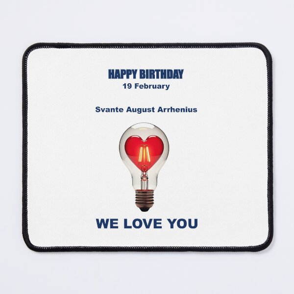 Item preview, Tribute to Svante August Arrhenius  — 19 February designed and sold by ariksworld.