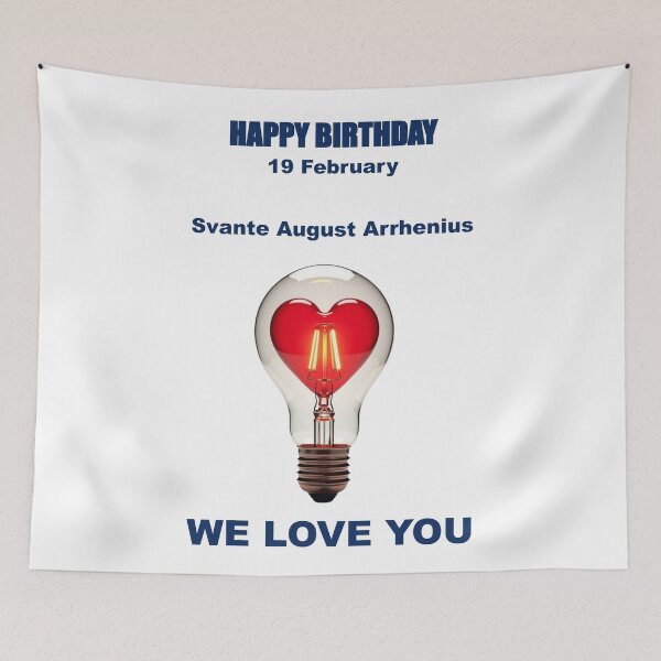 Item preview, Tribute to Svante August Arrhenius  — 19 February designed and sold by ariksworld.