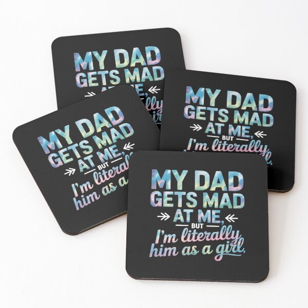 Item preview, My Dad Gets Mad At Me But I'M Literally Him As A Girl  designed and sold by Kcgarciaso.