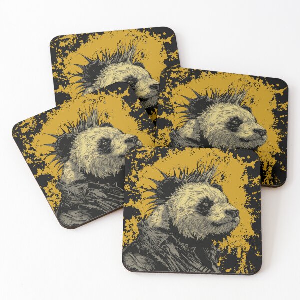 Item preview, Punk Panda – Rebellious panda in rock style designed and sold by drizzd.