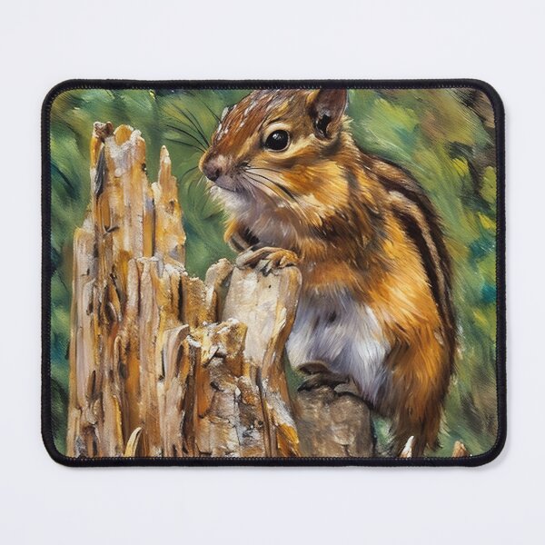Item preview, Chipmunk on Stump designed and sold by tomorrowsart.