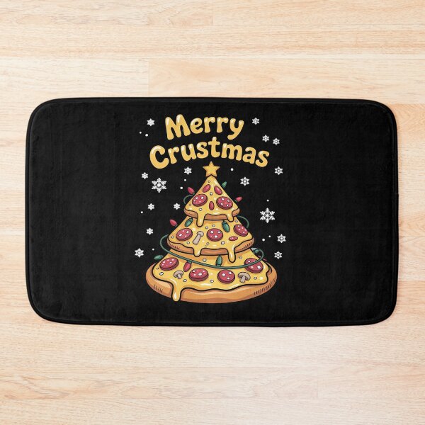 Item preview, Merry Crustmas Pizza Christmas Tree Xmas Kids Boys Men  designed and sold by THagBlue.