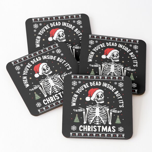 Item preview, Vintgae Classic Retro Inside You Are Dead But Its Funny When Christmas designed and sold by TMcConnellK.
