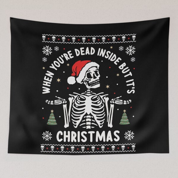 Item preview, Vintgae Classic Retro Inside You Are Dead But Its Funny When Christmas designed and sold by TMcConnellK.