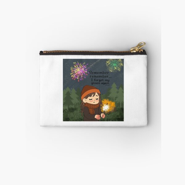 Item preview, Forgot My Gloves Again | Bonfire Night Cozy Art designed and sold by effdesigns.
