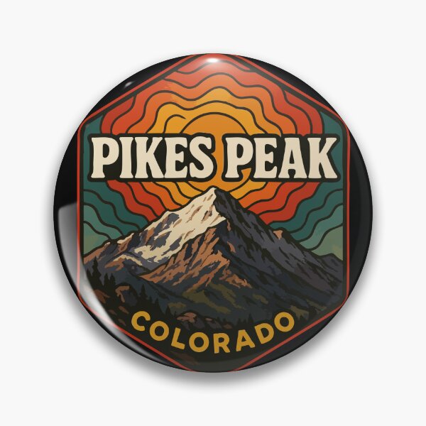 Item preview, Pikes Peak Colorado Retro Trippy Travel designed and sold by TomFrontierArt.
