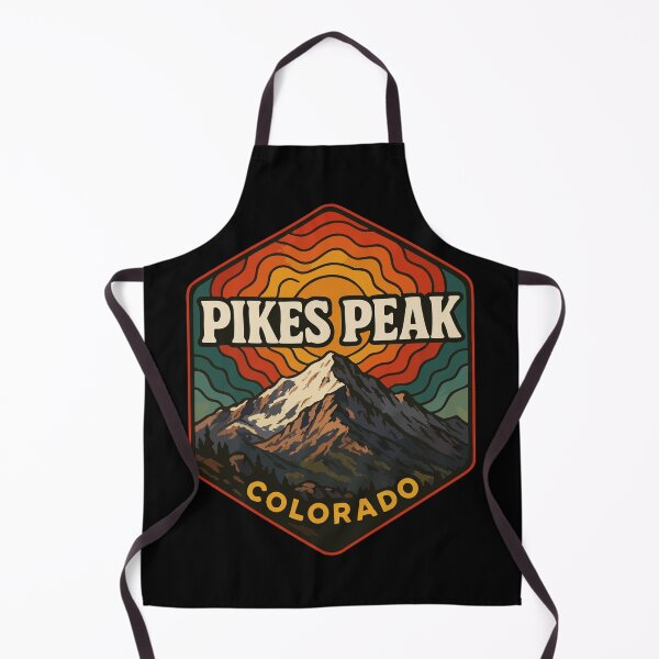 Item preview, Pikes Peak Colorado Retro Trippy Travel designed and sold by TomFrontierArt.