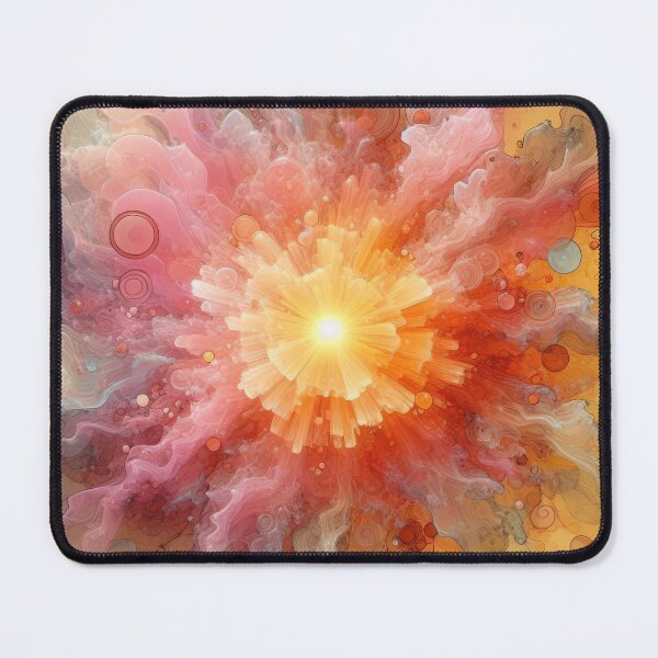 Item preview, Abstract Central Yellow Energy Flower Explosion designed and sold by IZiets.