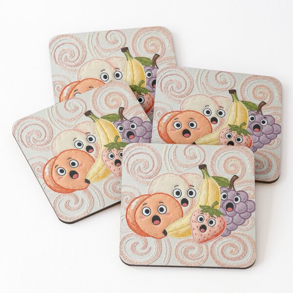 Item preview, The surprised fruits designed and sold by AnyDecoDesign.