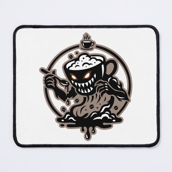 Item preview, Halloween Cartoon Style Coffe Monster designed and sold by Brainstorming99.