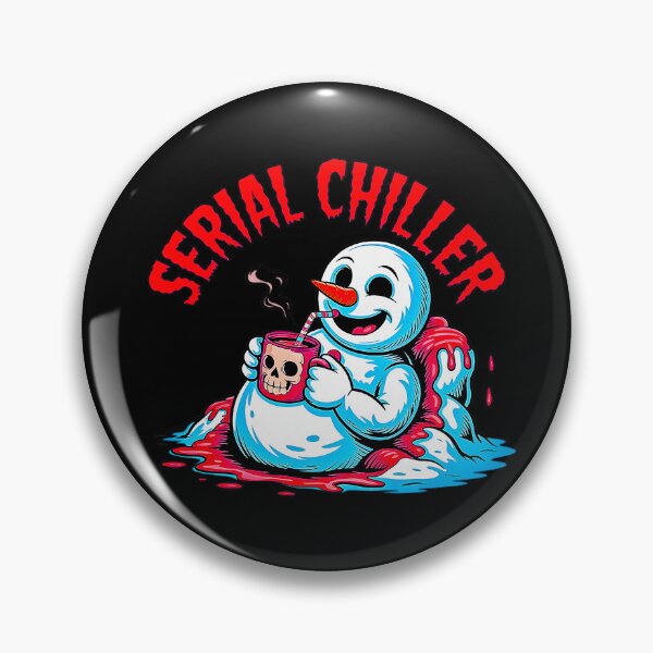 Item preview, Serial Chiller Funny Killer Snowman Horror Shirt designed and sold by Amanda's Factory.