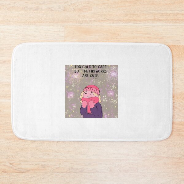 Item preview, Too Cold to Care but the Fireworks Are Cute | Bonfire Night Art  designed and sold by effdesigns.