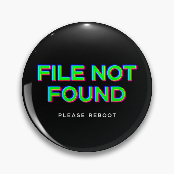 Item preview, Glitch Art File Not Found designed and sold by SholoStudio.