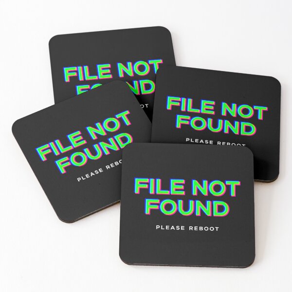 Item preview, Glitch Art File Not Found designed and sold by SholoStudio.