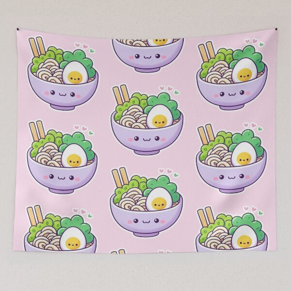 Item preview, Cute Kawaii Ramen Bowl – Adorable Anime Manga Noodle Lover Design designed and sold by Sugar Wisdom .