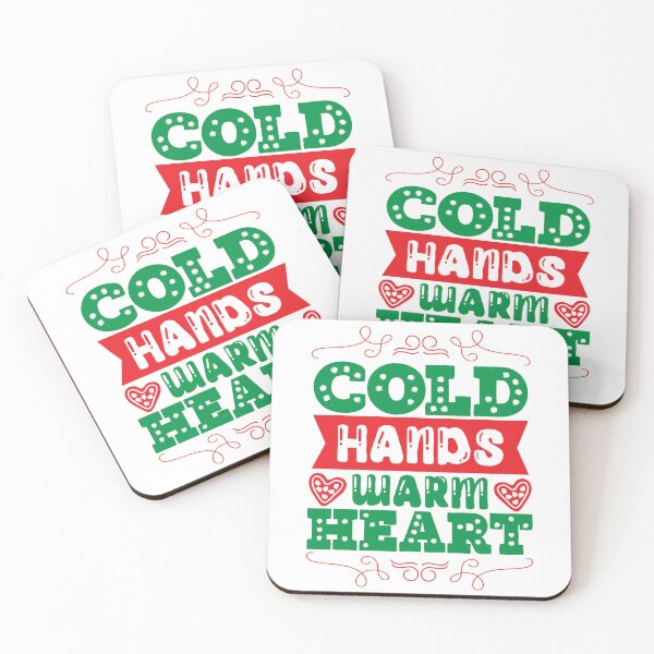 Item preview, Cold Hands Warm Heart - Cozy Winter Season Quote designed and sold by FuzionRaptor.