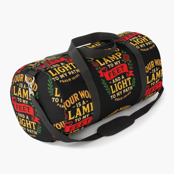 Item preview, Psalm 119:105 Your Word is a Lamp to my Feet and a Light to my Path designed and sold by plushism.